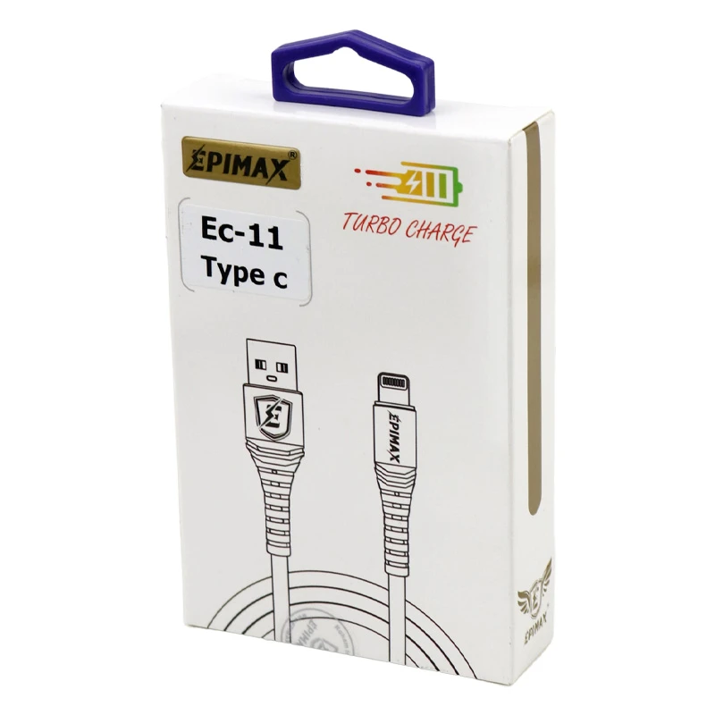 کابل تایپ سی فست شارژ 5 آمپر اپی مکس EC-11 طول 1.2 متر