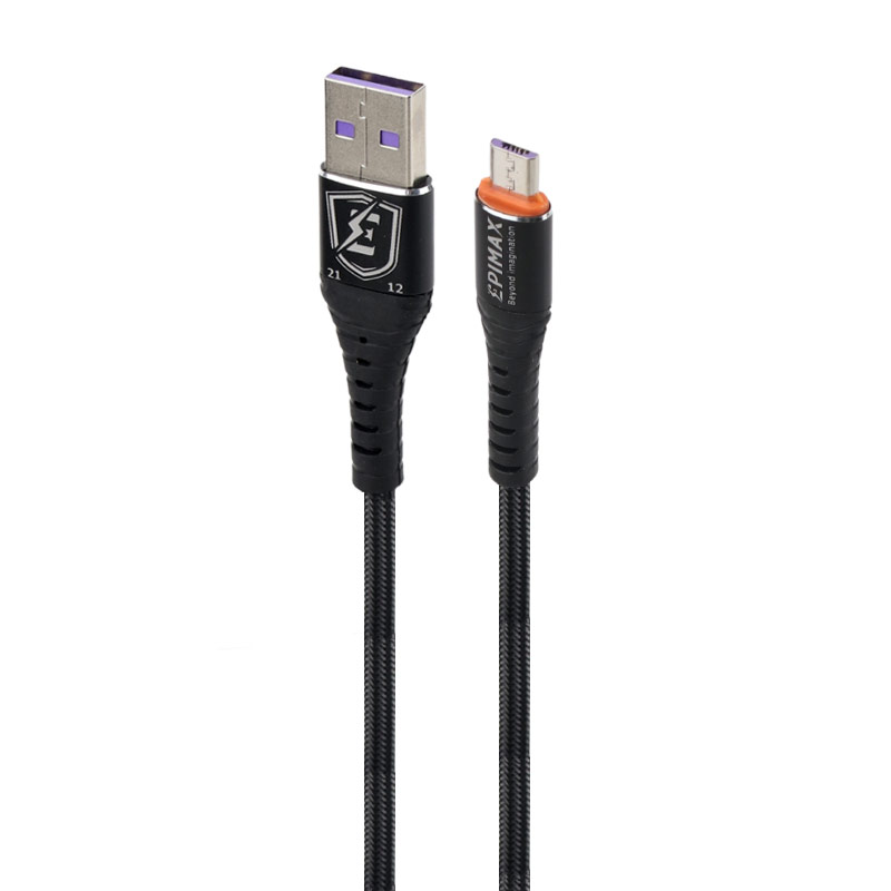 کابل میکرو یو اس بی فست شارژ Epimax EC-13 5A 2m