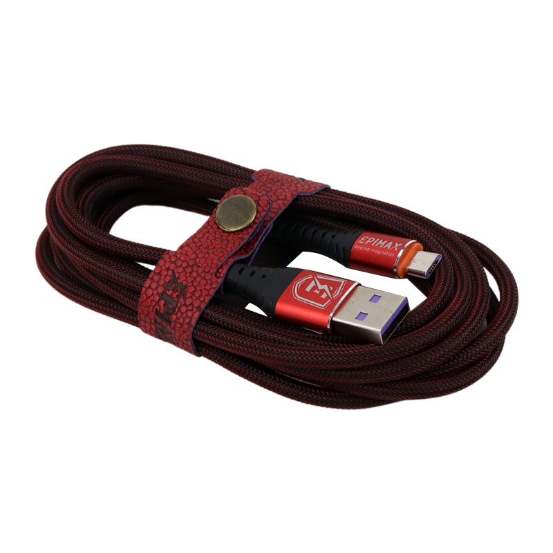 کابل میکرو یو اس بی فست شارژ Epimax EC-13 5A 2m