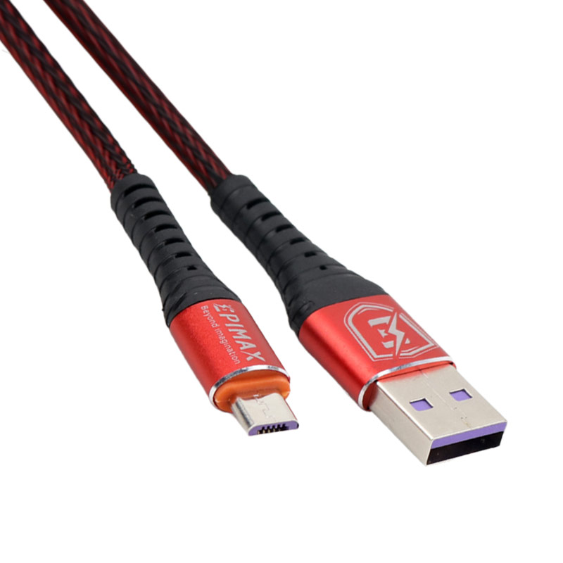 کابل میکرو یو اس بی فست شارژ Epimax EC-13 5A 2m