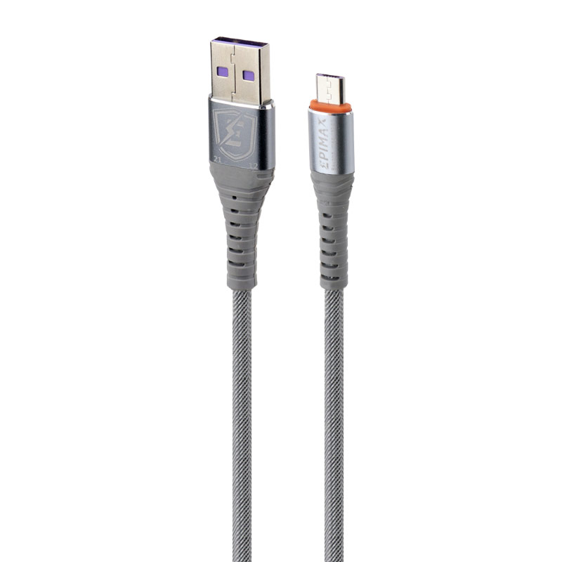 کابل میکرو یو اس بی فست شارژ Epimax EC-13 5A 2m