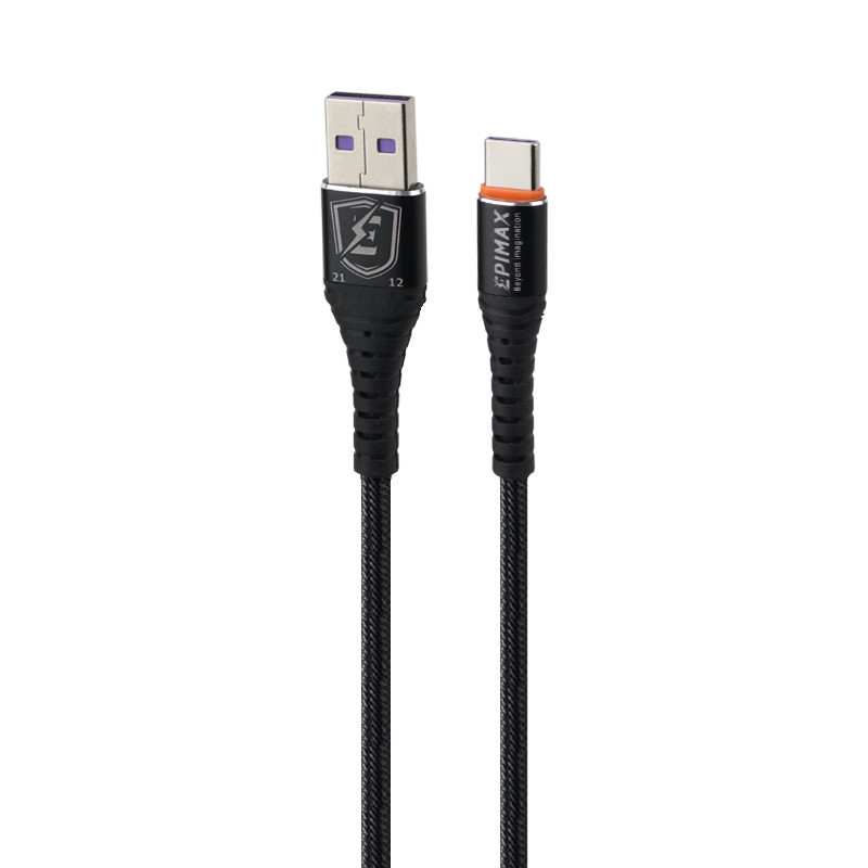 کابل تایپ سی فست شارژ Epimax EC-14 5A 2m
