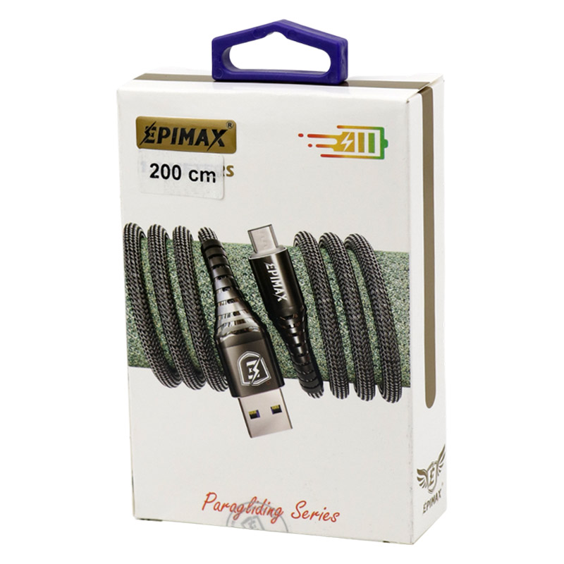 کابل تایپ سی فست شارژ Epimax EC-14 5A 2m