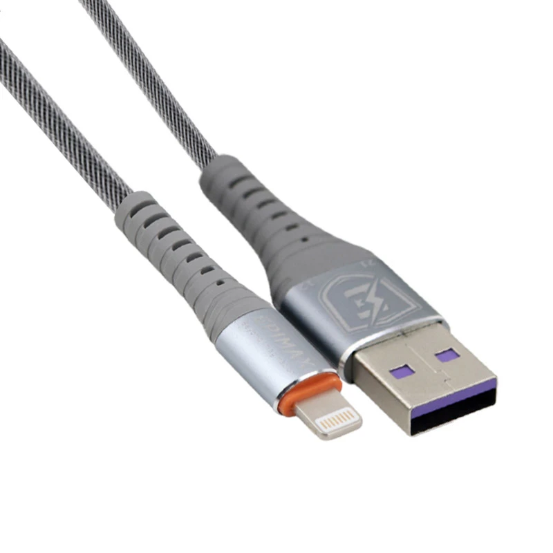 کابل لایتنینگ فست شارژ 5 آمپر اپی مکس EC-15 طول 2 متر