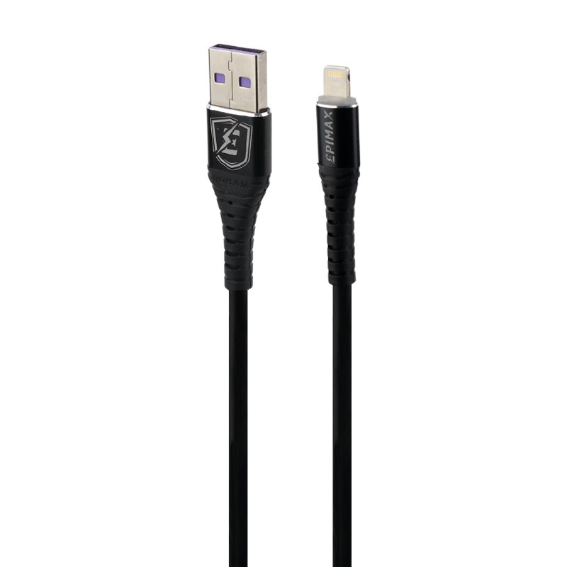 کابل آیفونی فست شارژ Epimax EC-31 5A 1m