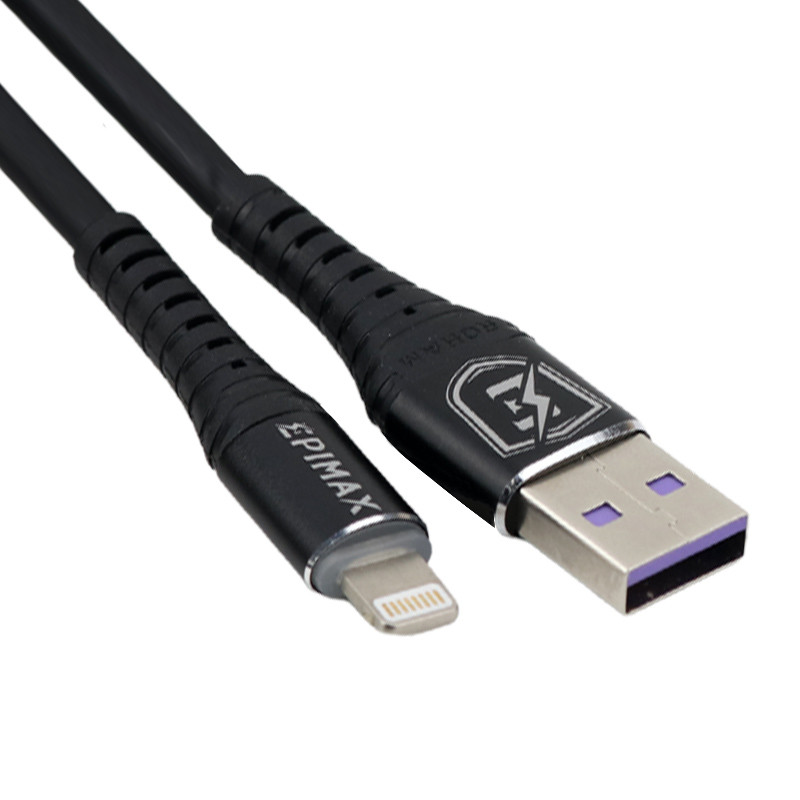 کابل آیفونی فست شارژ Epimax EC-31 5A 1m