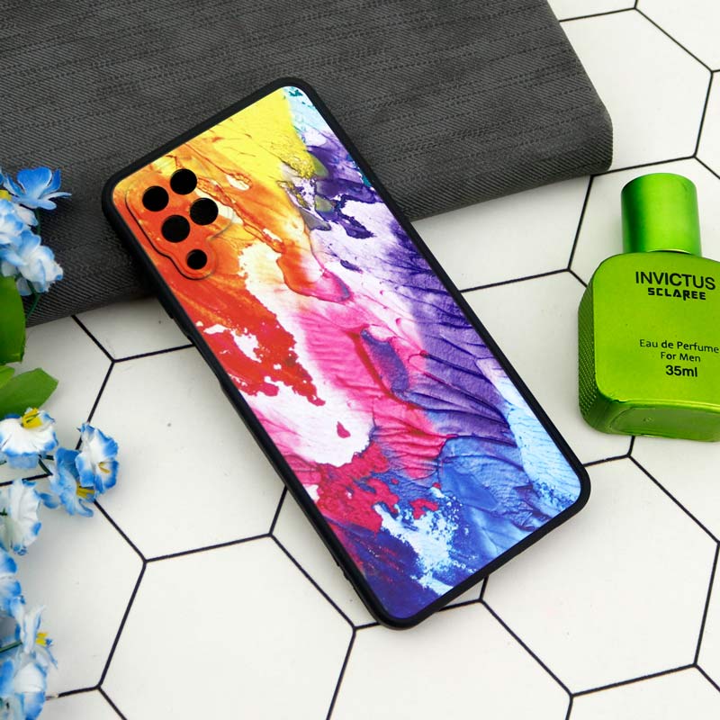 قاب فانتزی برجسته طرح سنگی Samsung Galaxy A12