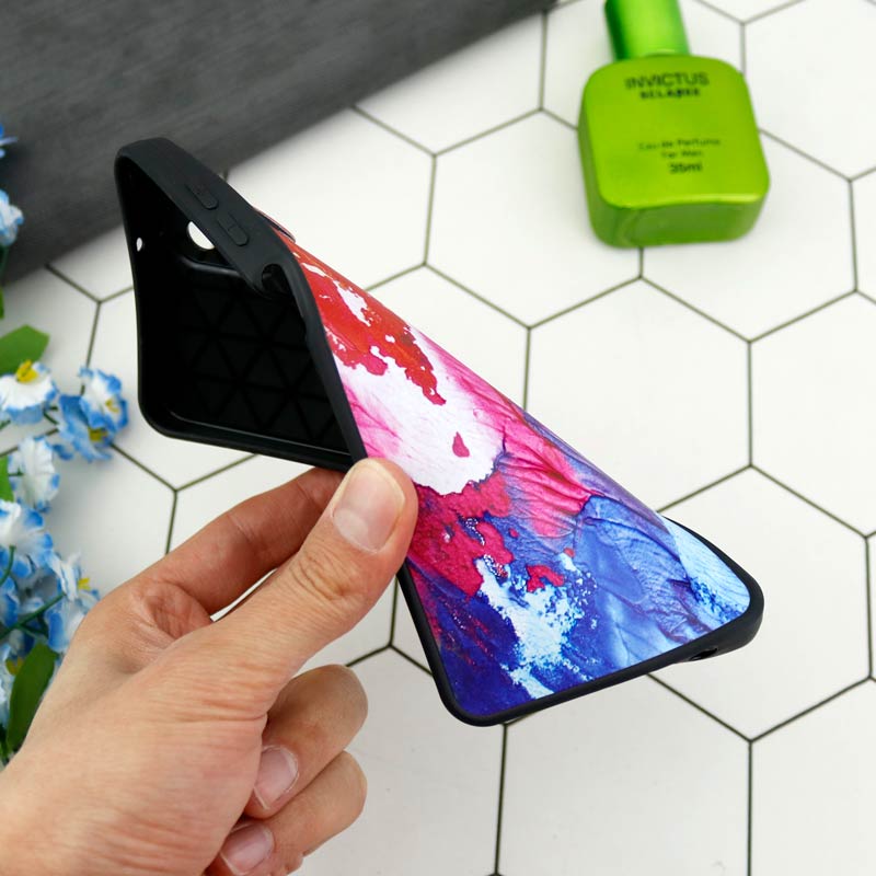 قاب فانتزی برجسته طرح سنگی Samsung Galaxy A12