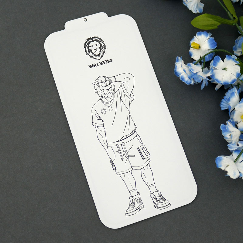 گلس تمام چسب +Green Lion Silicone آیفون iPhone 13