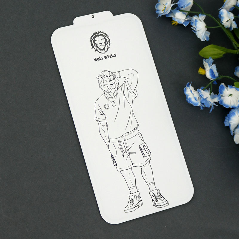 گلس تمام چسب +Green Lion Silicone آیفون iPhone 13 Pro Max