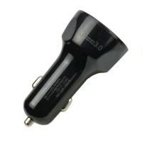 شارژر فندکی فست شارژ Galexbit GCH23 2.4A QC3.0 + کابل میکرو یو اس بی