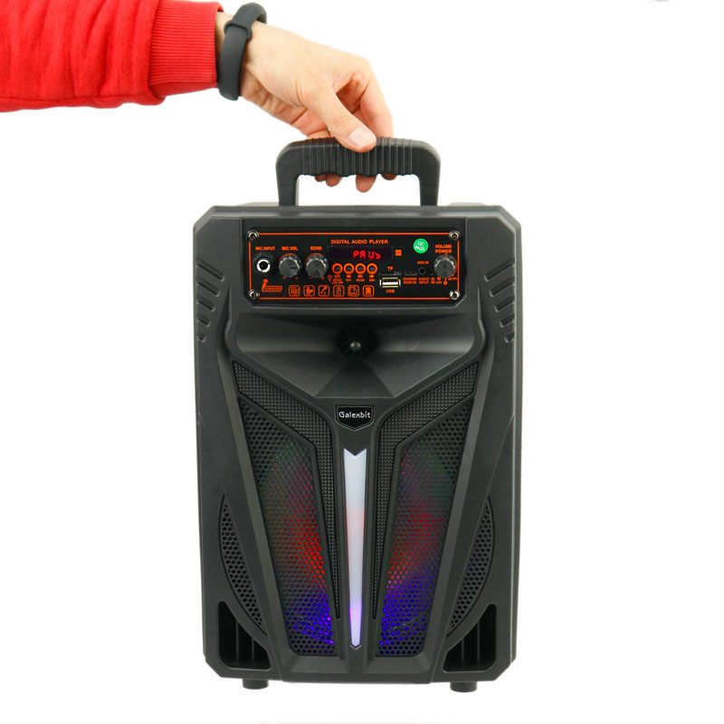 اسپیکر چمدانی بلوتوثی گلکس بیت GS-15 + میکروفون و ریموت کنترل