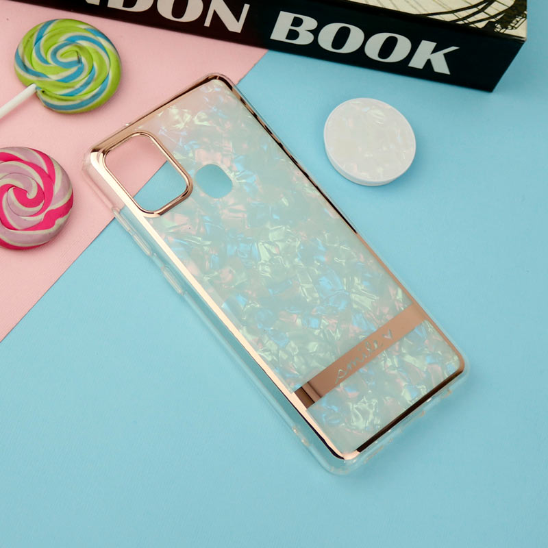 قاب IMD یخی گلدلاین + پاپ سوکت Samsung Galaxy A21s