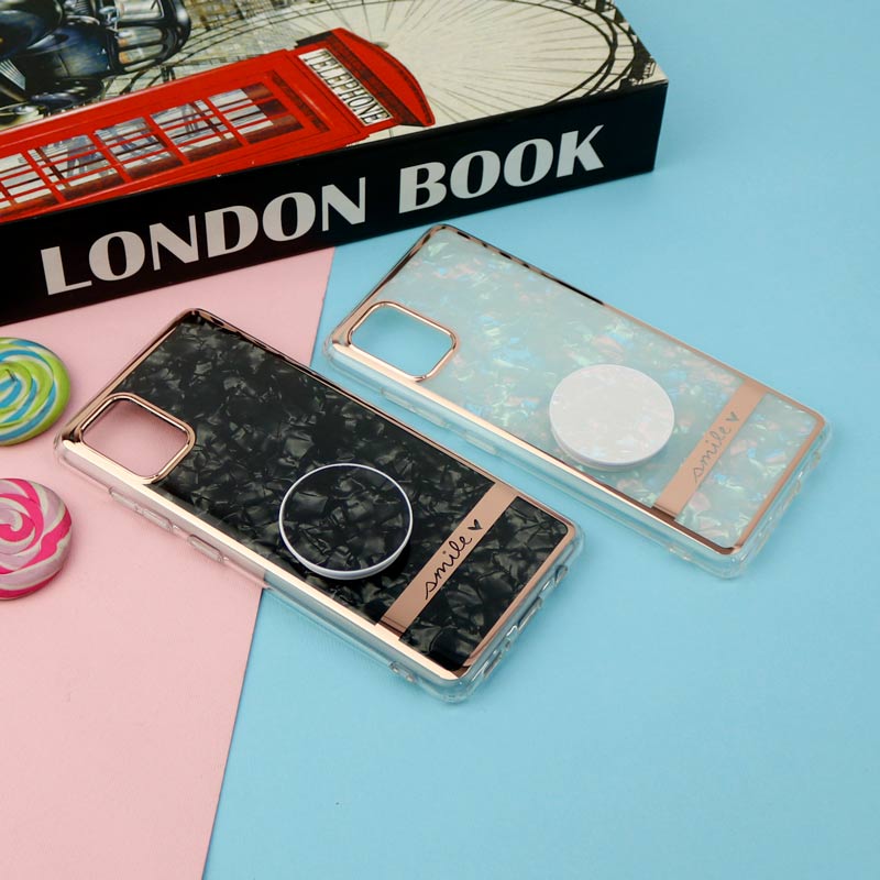 قاب IMD یخی گلدلاین + پاپ سوکت Samsung Galaxy A51