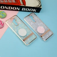 قاب IMD یخی گلدلاین + پاپ سوکت Xiaomi Redmi Note 8 Pro