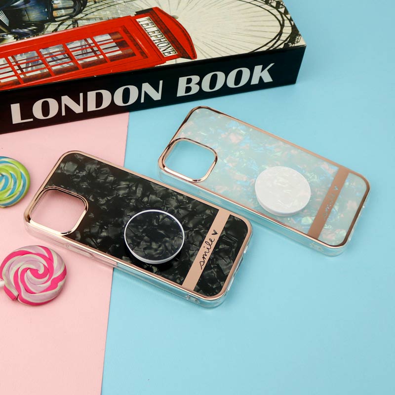 قاب IMD یخی گلدلاین + پاپ سوکت iPhone 12 Pro