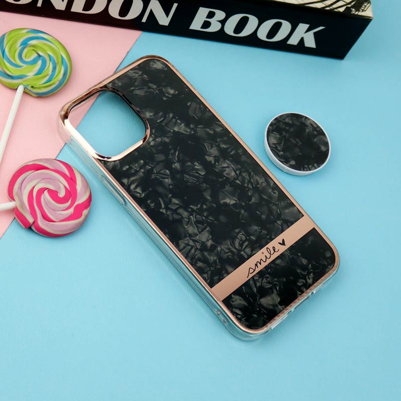 قاب IMD یخی گلدلاین + پاپ سوکت iPhone 12 Pro Max