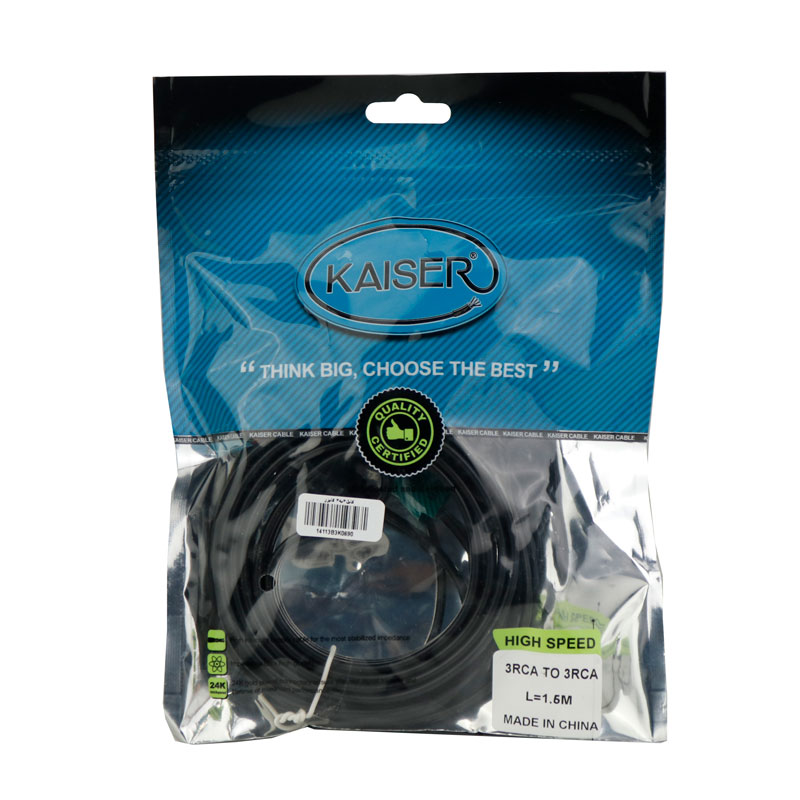 کابل 3 به 3 Kaiser RCA 1.5m