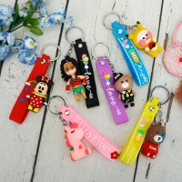 جاکلیدی سیلیکونی عروسکی + بند آویز سری 4