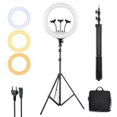رینگ لایت پایه دار ″LED Soft Ring Light RL-18