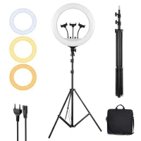 رینگ لایت پایه دار ″LED Soft Ring Light RL-18