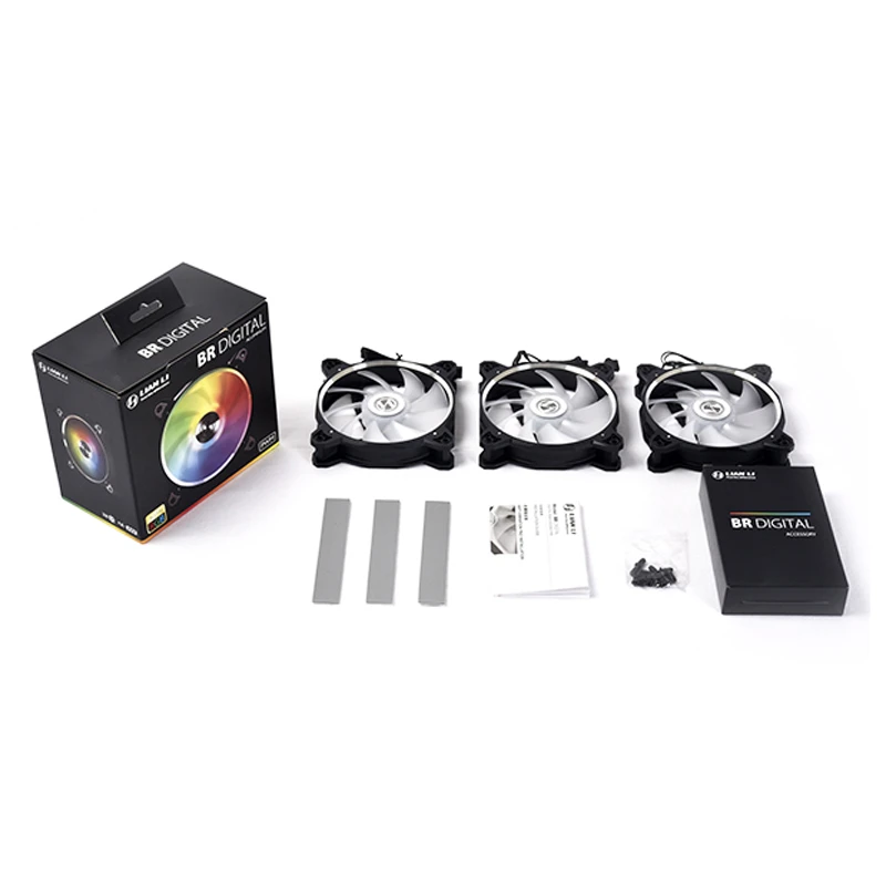 فن کیس لیان لی LIAN LI Bora Digital 12*12 بسته 3 عددی