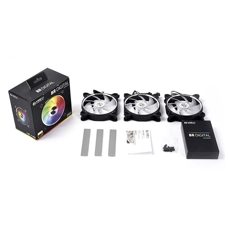 فن کیس لیان لی LIAN LI Bora Digital 12*12 بسته 3 عددی