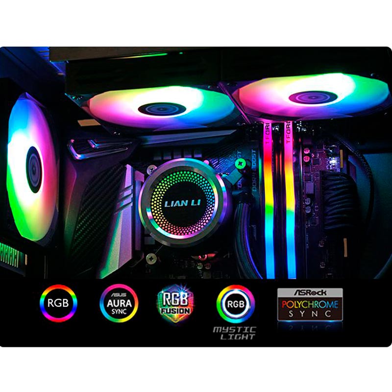 فن خنک کننده CPU لیان لی LIAN LI Galahad 240 ARGB
