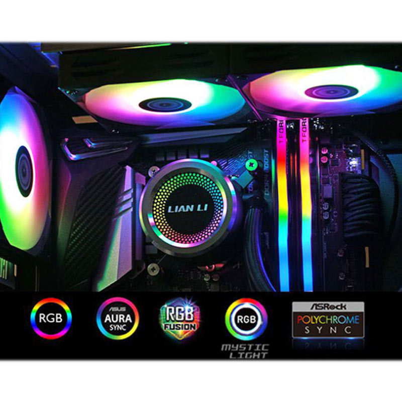 فن خنک کننده CPU لیان لی LIAN LI Galahad 360 ARGB