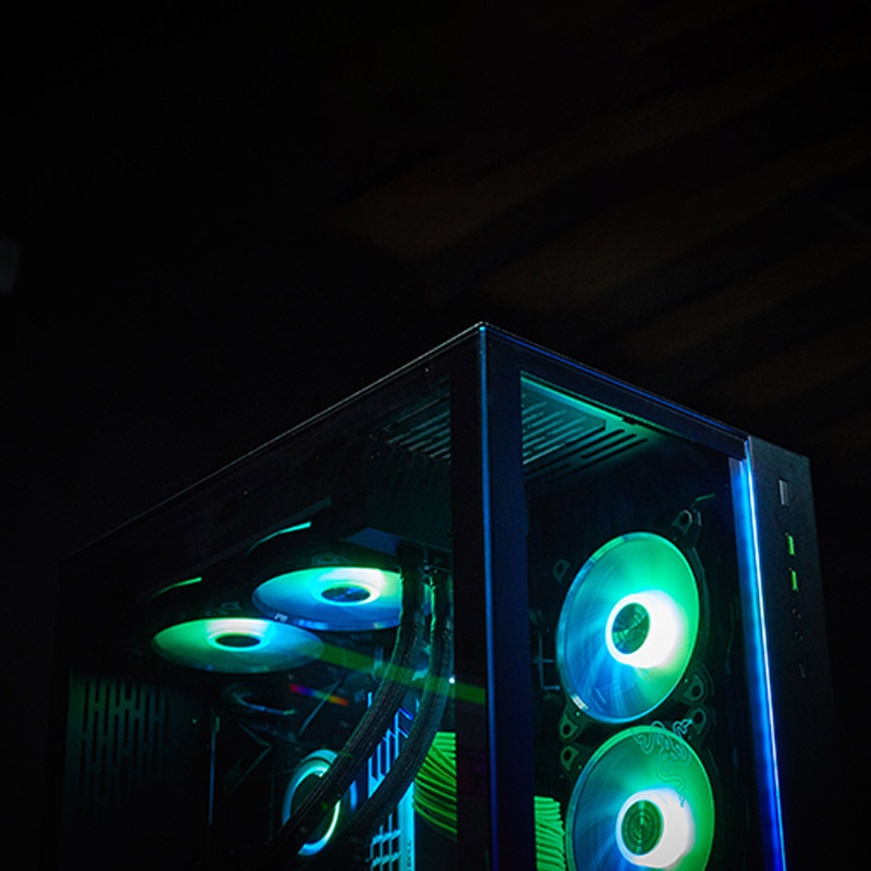 کیس کامپیوتر لیان لی LIAN LI PC-O11 Dynamic Razer Edition RGB