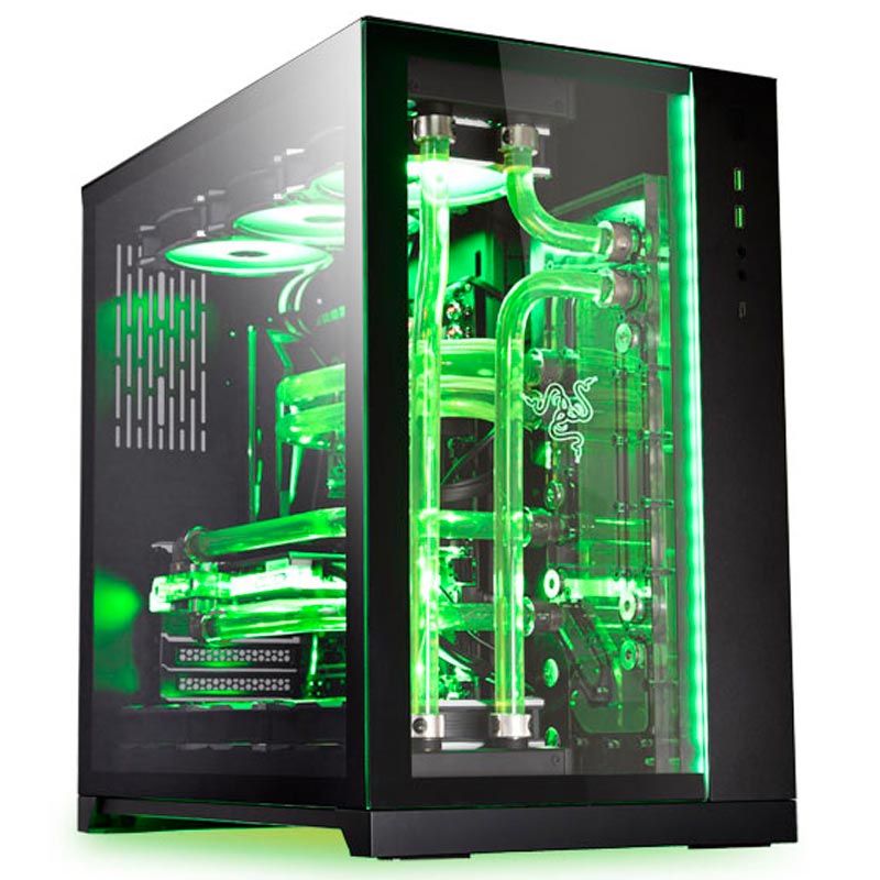 کیس کامپیوتر لیان لی LIAN LI PC-O11 Dynamic Razer Edition RGB