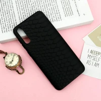قاب چرمی پوست ماری Samsung Galaxy A30s / A50s مشکی