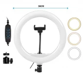 رینگ لایت 12 اینچ Ring Fill Light M-300