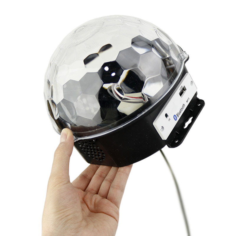 لامپ LED اسپیکر دار بلوتوثی و فلش خور MP3 LED Magic Ball Light + ریموت کنترل