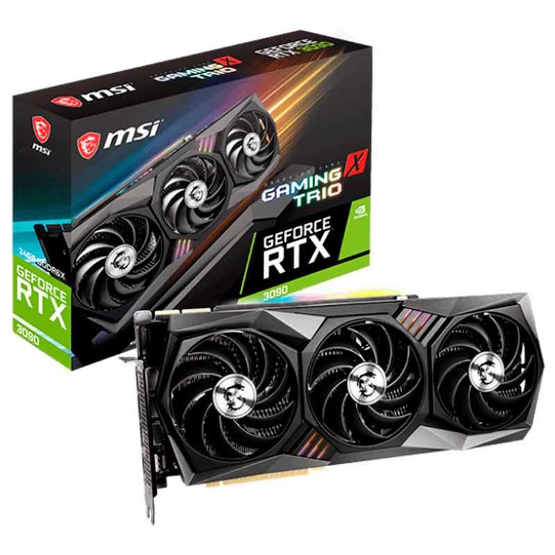 کارت گرافیک MSI GAMING X TRIO GeForce RTX3090 24GB GDDR6X 384Bit