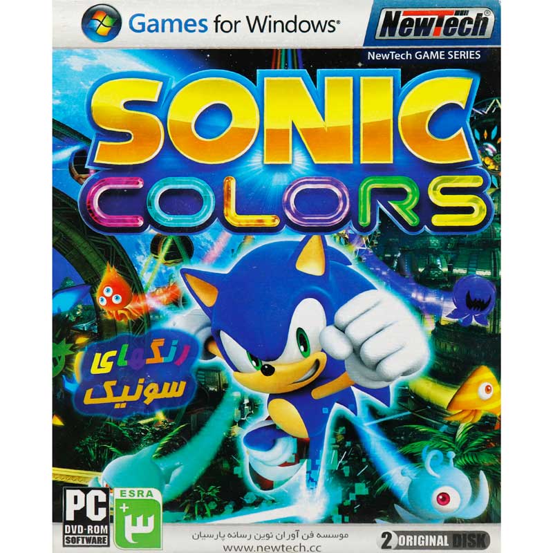 بازی Sonic Colors NewTech 2DVD مناسب برای PC