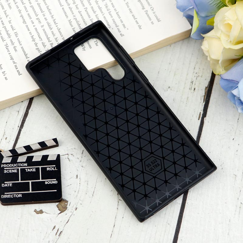 قاب چرمی Mont Blanc سامسونگ Galaxy S22 Ultra سری B مشکی