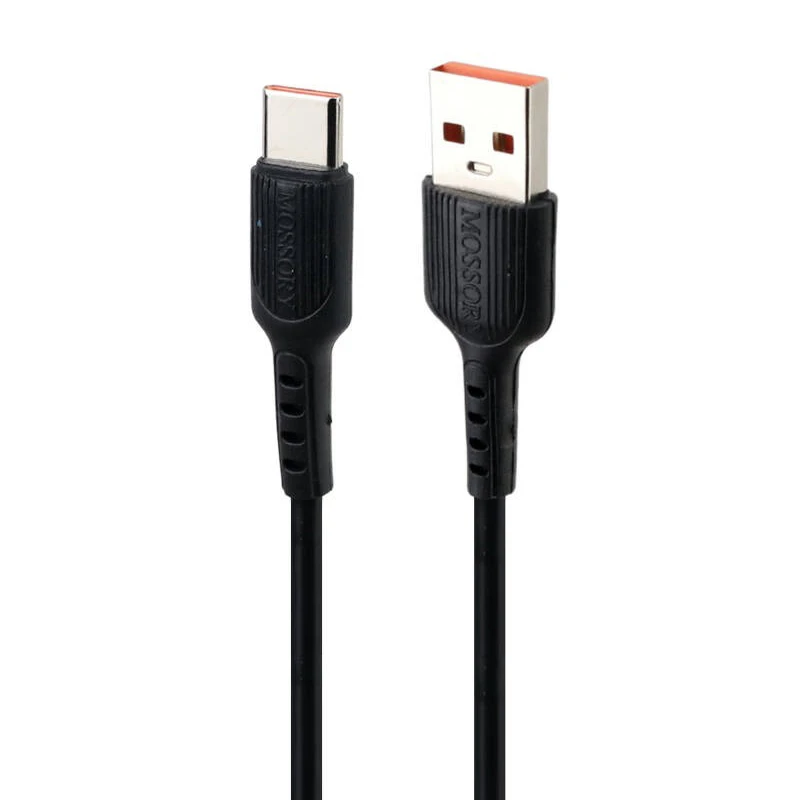 کابل تایپ سی فست شارژ 2.4 آمپر Mossory M101T طول 1 متر