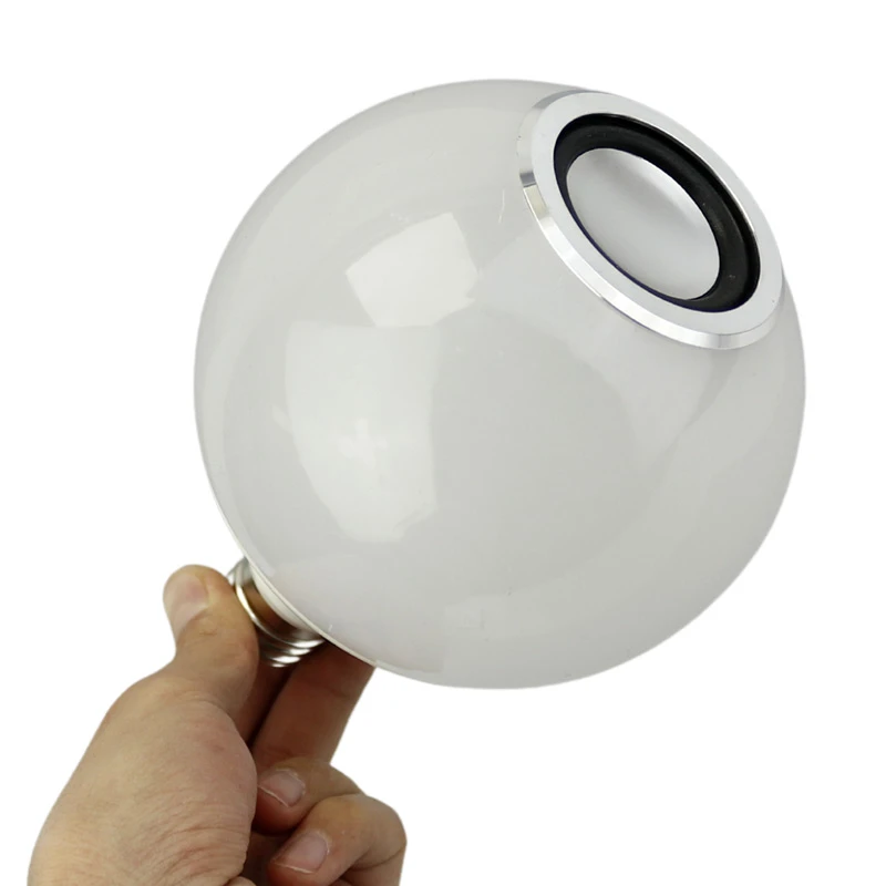 لامپ اسپیکر دار بلوتوثی 12 وات Music Bulb RGB پایه E27 + ریموت کنترل
