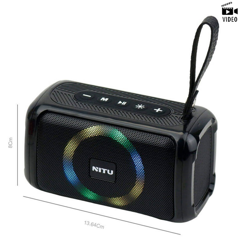 اسپیکر بلوتوثی رم و فلش خور Nitu Nitu-06