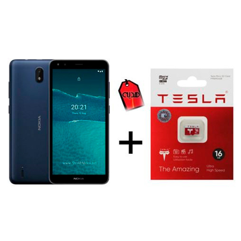 گوشی موبایل نوکیا Nokia C1 2021 Dual Sim ظرفیت 16 گیگابایت و رم 1 گیگابایت + رم 16 گیگ