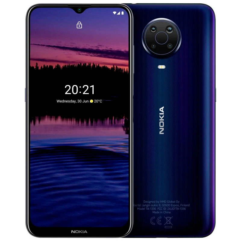 گوشی موبایل نوکیا Nokia G20 Dual Sim ظرفیت 128 گیگابایت و رم 4 گیگابایت