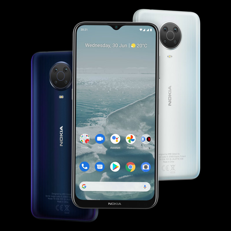 گوشی موبایل نوکیا Nokia G20 Dual Sim ظرفیت 128 گیگابایت و رم 4 گیگابایت