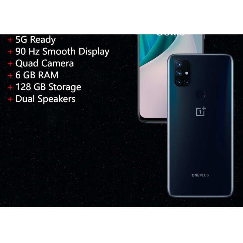 گوشی موبایل وان پلاس OnePlus Nord N10 5G Dual Sim ظرفیت 128 گیگابایت و رم 6 گیگابایت