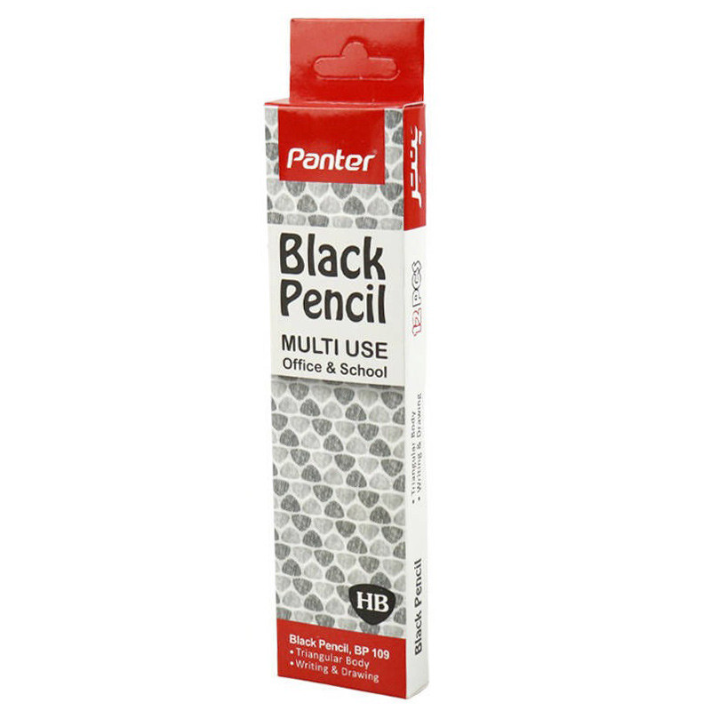 مداد مشکی پنتر Panter BP109 بسته 12 عددی