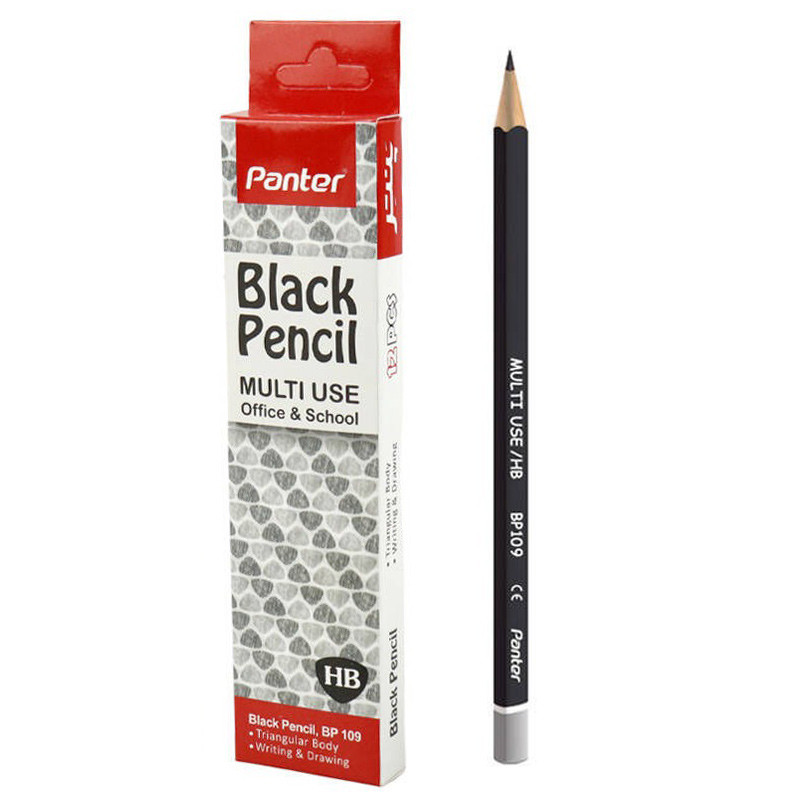 مداد مشکی پنتر Panter BP109 بسته 12 عددی