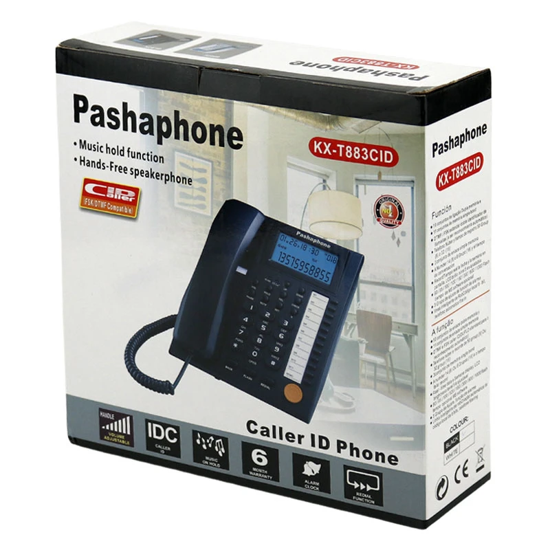تلفن رومیزی پاشافون Pashaphone KX-T883CID
