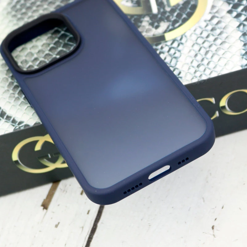 قاب ضربه گیر پشت مات Q Series آیفون iPhone 13 Pro سرمه ای