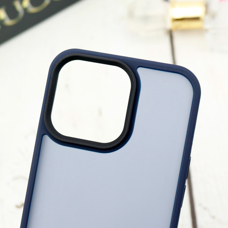 قاب ضربه گیر پشت مات Q Series آیفون iPhone 13 Pro سرمه ای