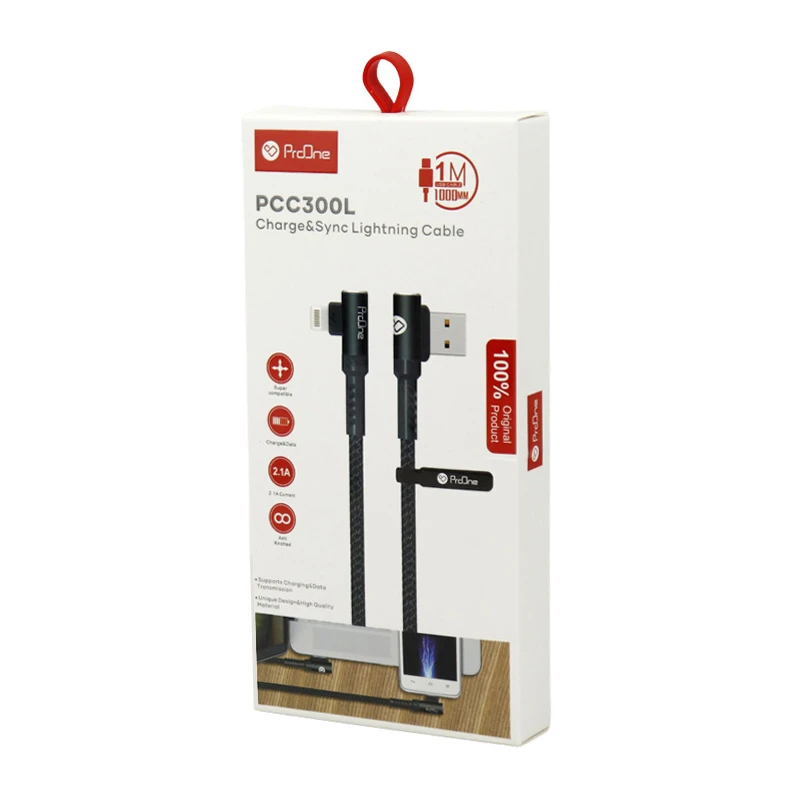 کابل لایتنینگ 2.1 آمپر پرووان PCC300L طول 1 متر